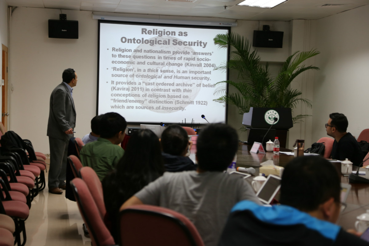 Political Philosophy Workshop第三讲：Human Security as Ontological Security