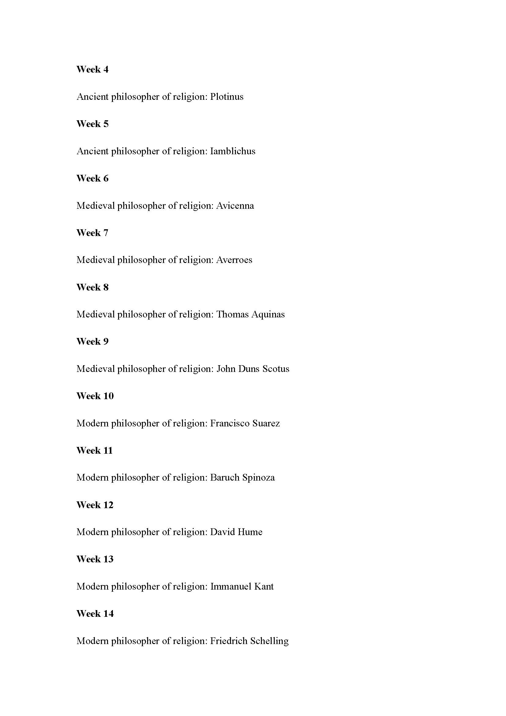 Introduction to Philosophy of Religion