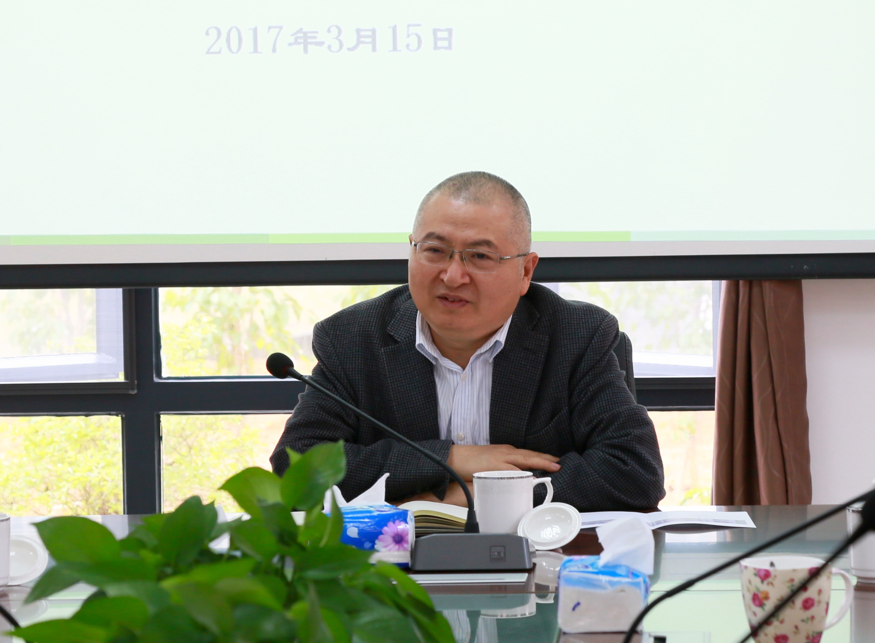 李善民副校长莅临我系调研工作